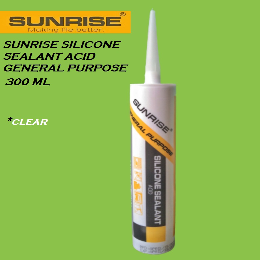 Sunrise Silicone Sealant Clear Brown White Lazada Ph