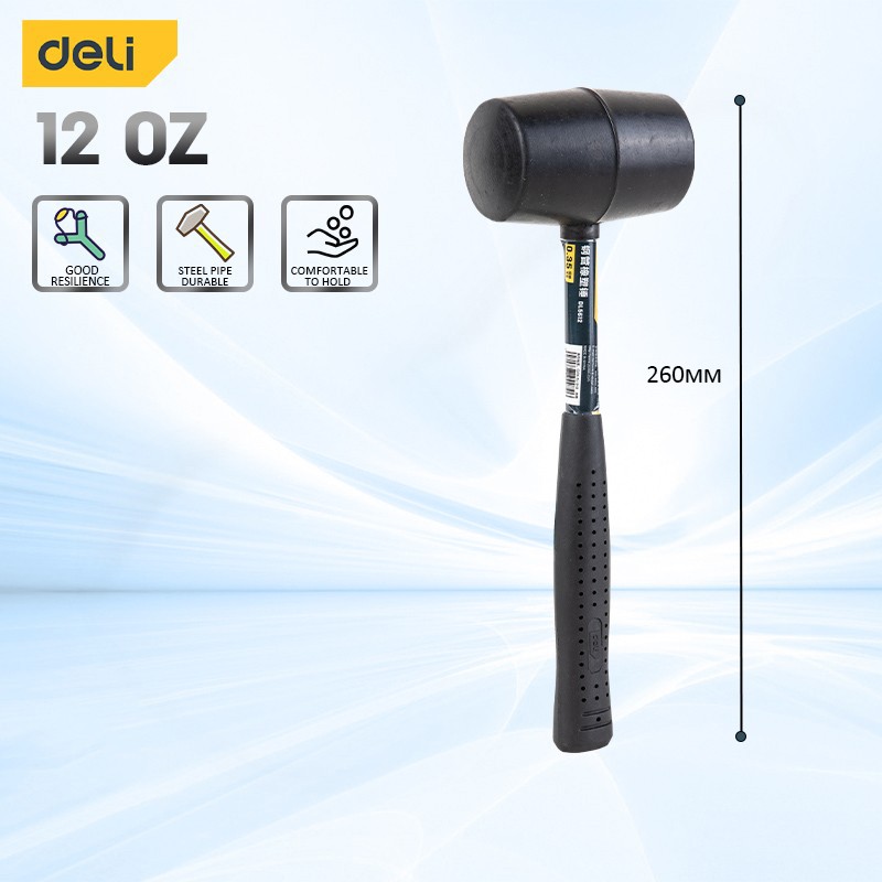 Deli Rubber Hammer Oz Oz Oz Rubber Mallet Woodworking Rubber