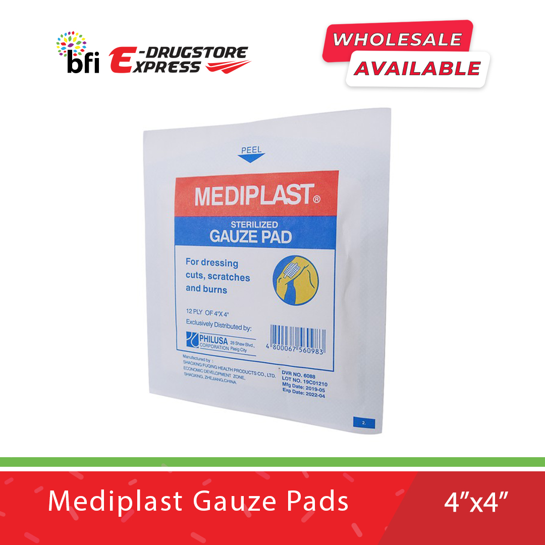 Bfi E Drugstore Mediplast Gauze Pads X Lazada Ph