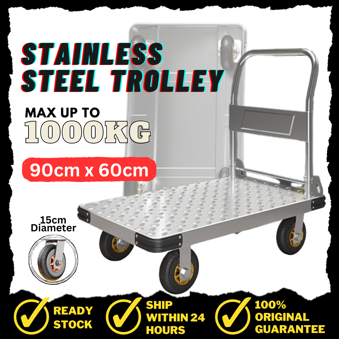 READY STOCK1000KG 500KG Capacity Strong Thick Stainless Steel