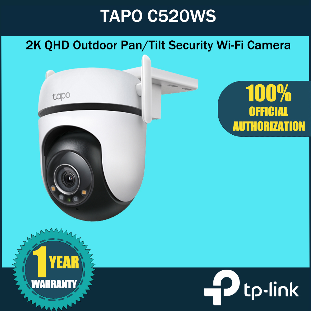 READY STOCKTP Link Camera TAPO C520WS Outdoor Security Pan Tilt 360