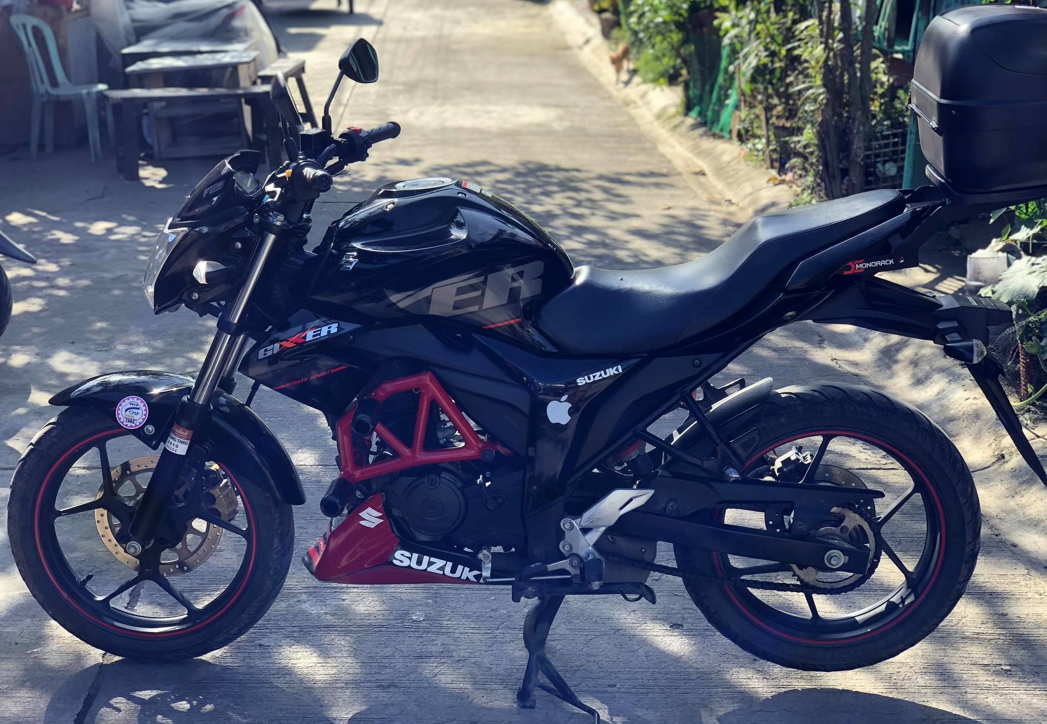 Trellis And Belly Pan For Suzuki Gixxer Red Lazada Ph