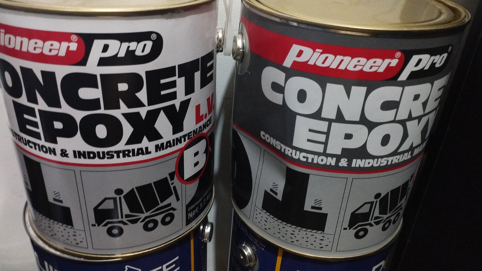 Pioneer Pro Concrete Epoxy A B Low Viscosity Set Liter Gallon