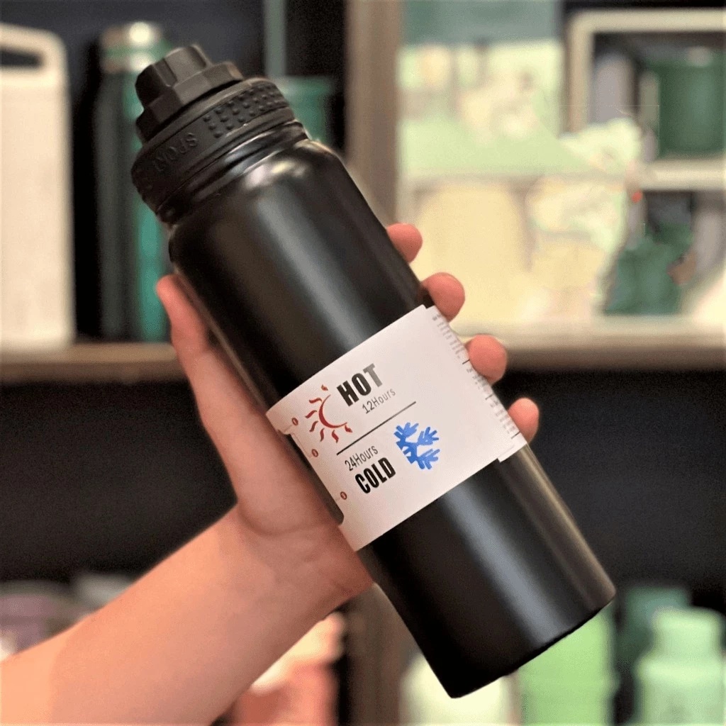 Stainless Steel Aqua Flask Tumbler Double Wall Hot Cold Vacuum Flask Sport Tumbler Ml