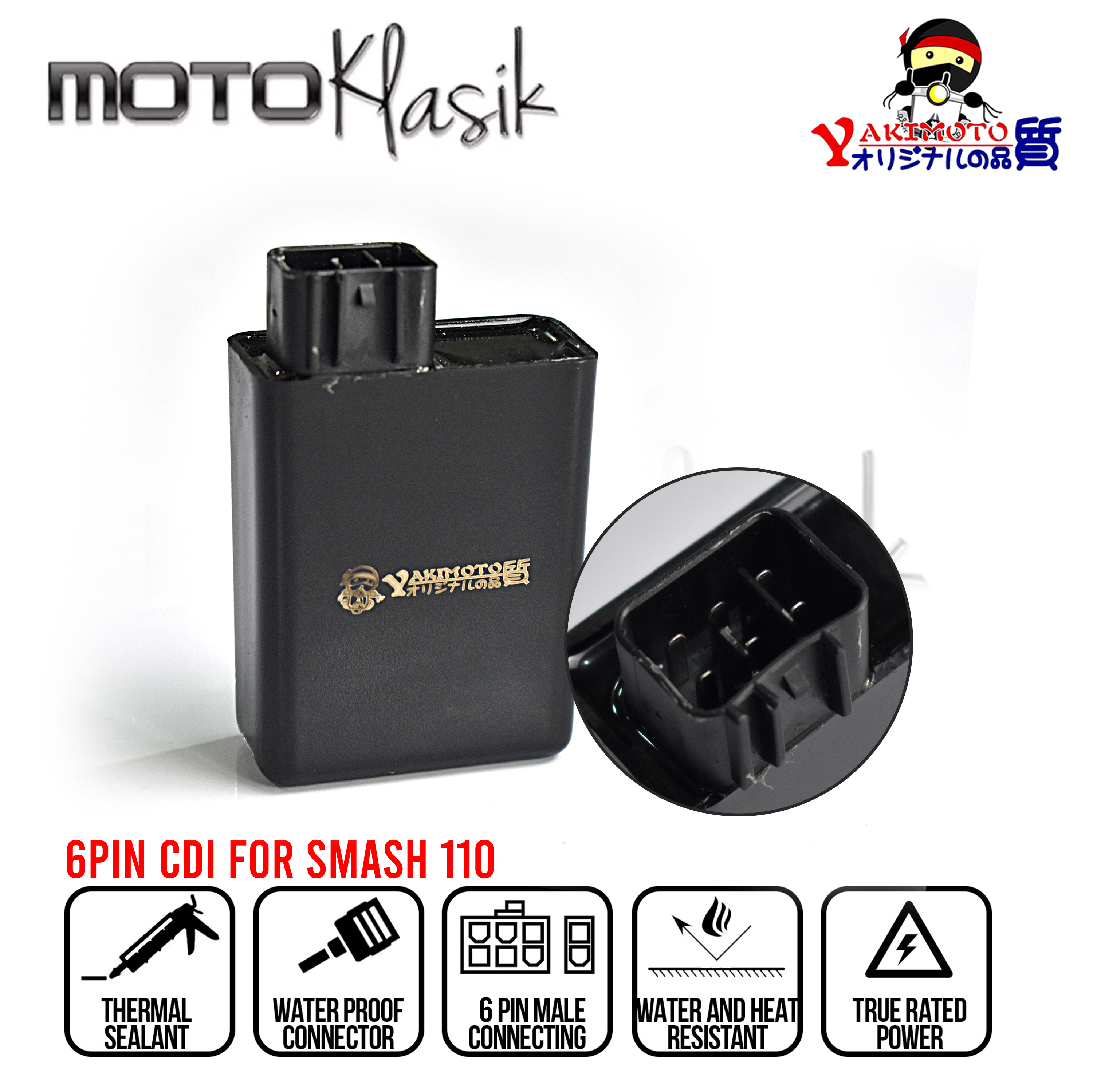 Yakimoto Suzuki Smash Cdi Unit Pins High Quality Stock Size