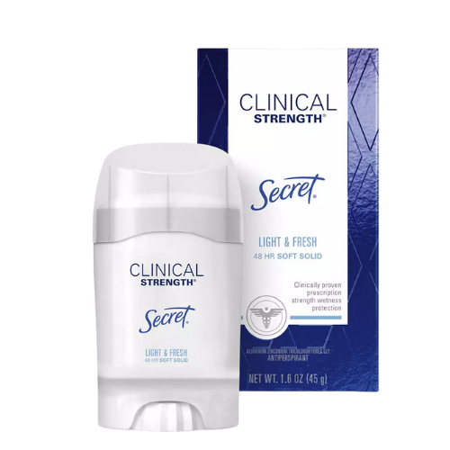 Secret Clinical Strength Hr Soft Solid Deodorant Light Fresh