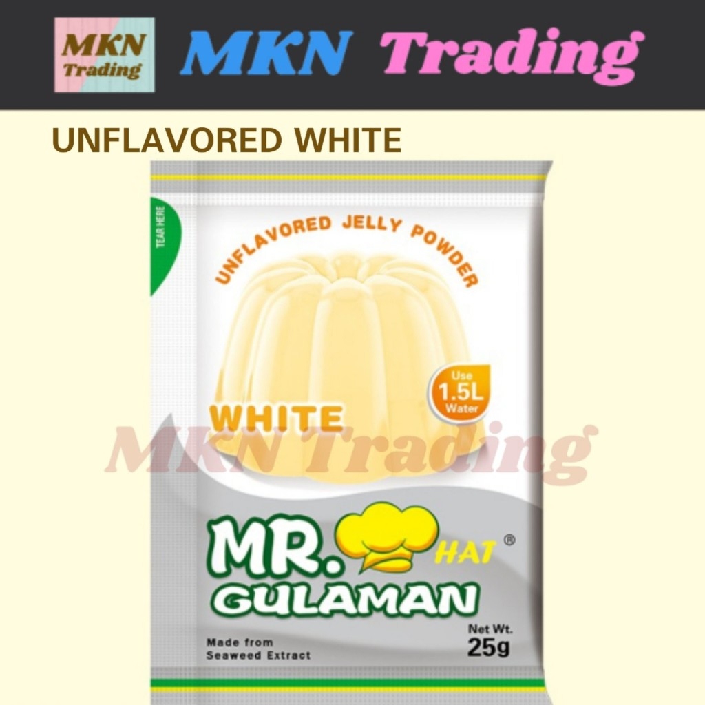 Mr Hat Gulaman Unflavored Gelatine Jelly Powder G Lazada Ph