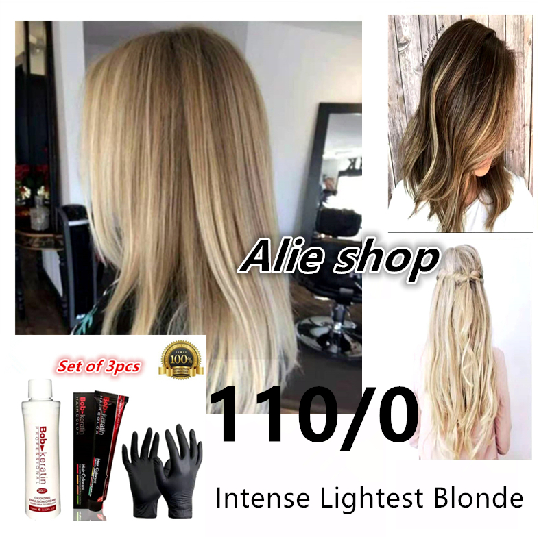 Intense Lightest Blonde Hair Color 110 0 Bob Keratin Own Brand