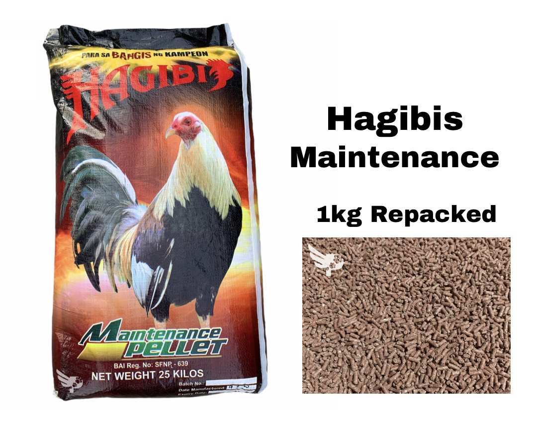 Hagibis Maintenance Pellet 1KG By AgroTrade Feeds For Gamebirds