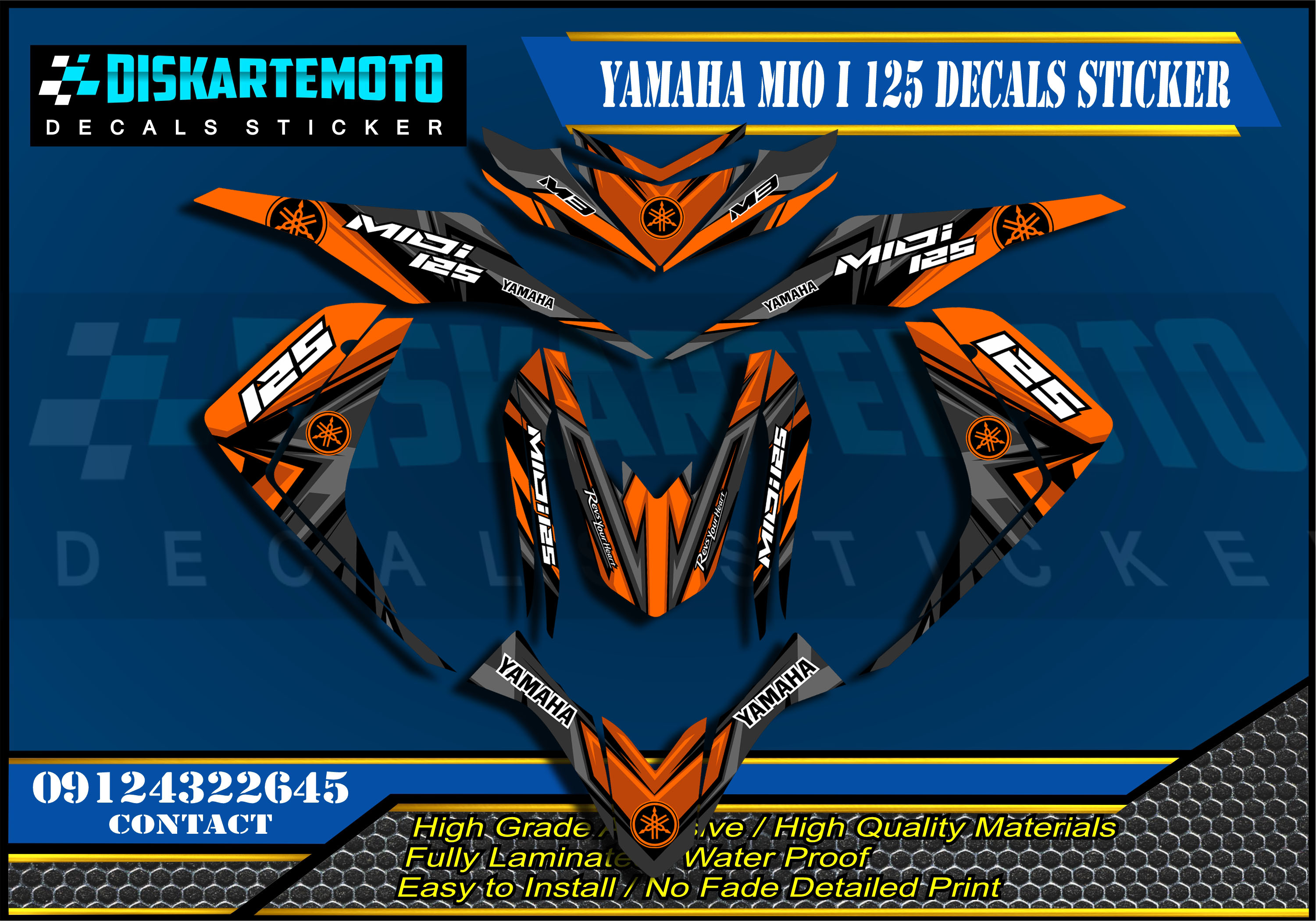 Yamaha Mio I Decals Sticker Lazada Ph