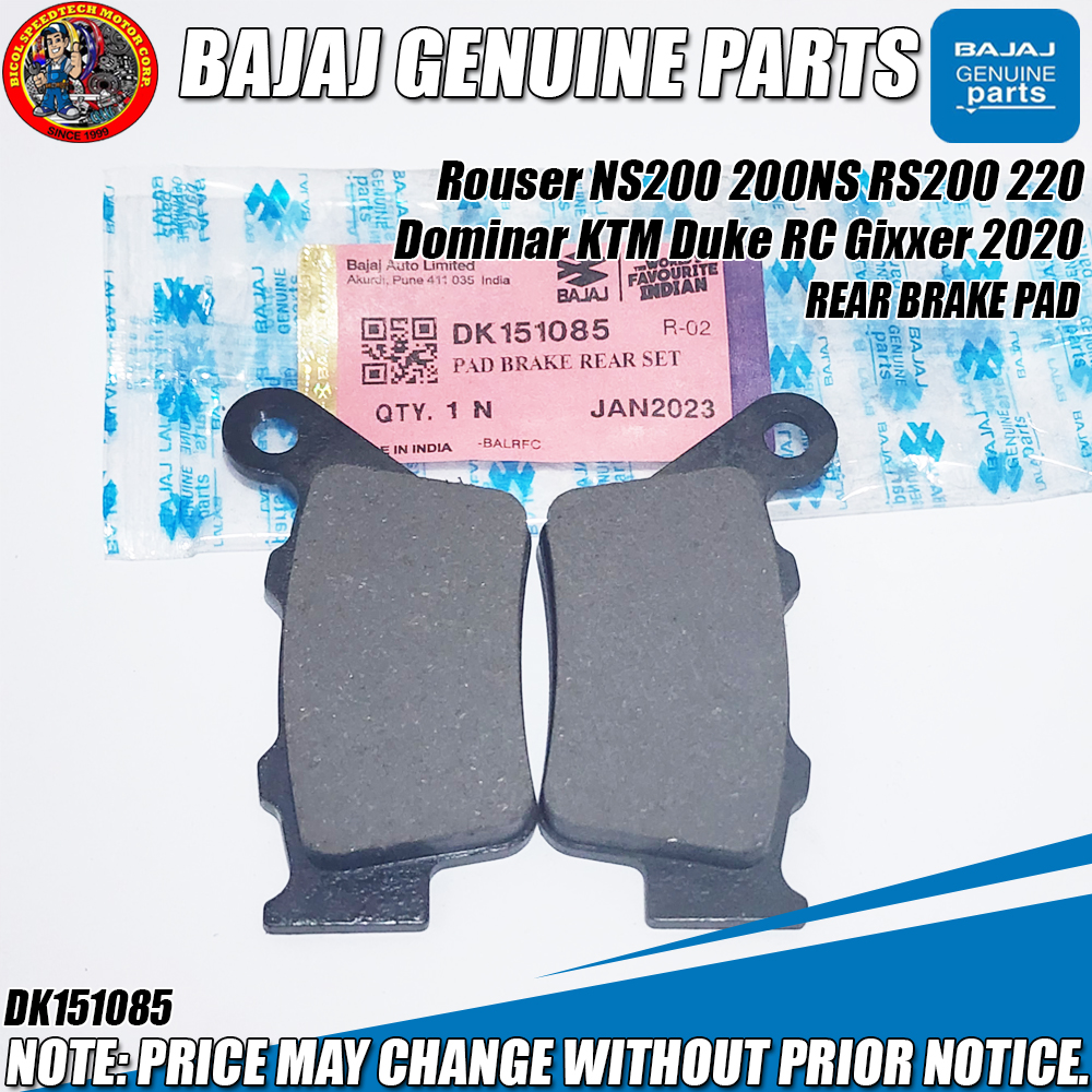 Rear Brake Pad Rouser Ns Ns Rs Dominar Ktm Duke Rc Gixxer