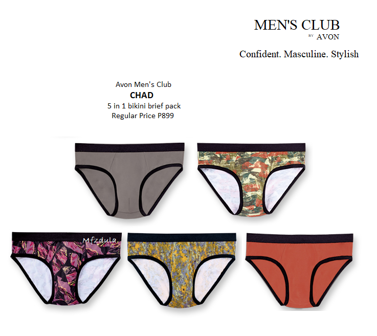 Avon Men S Club CHAD 5 In 1 Bikini Brief Pack Lazada PH