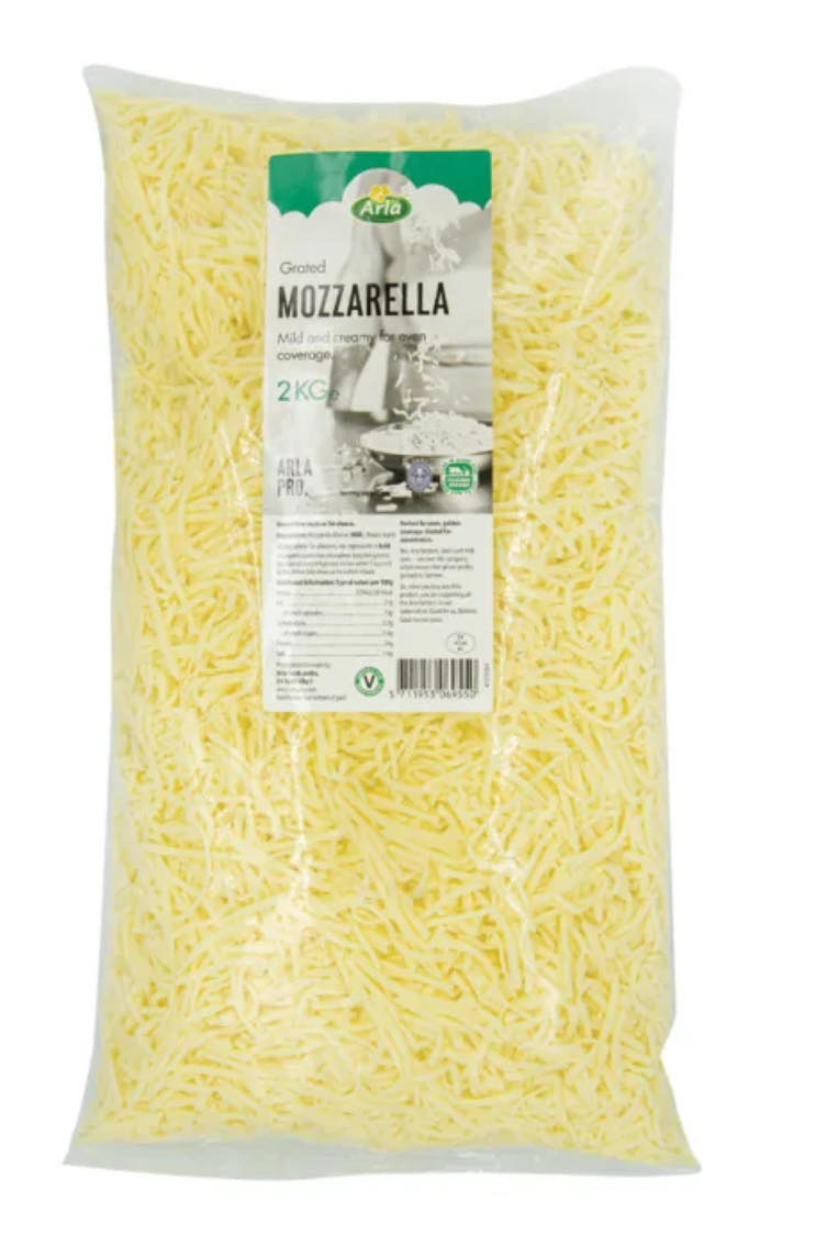 YLAI S ARLA SHREDDED MOZZARELLA CHEESE 2kg Lazada PH