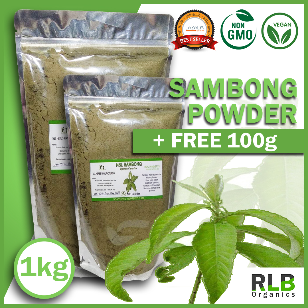 1 Kilogram 100 Organic Pure Natural Sambong Powder FREE 100 Grams