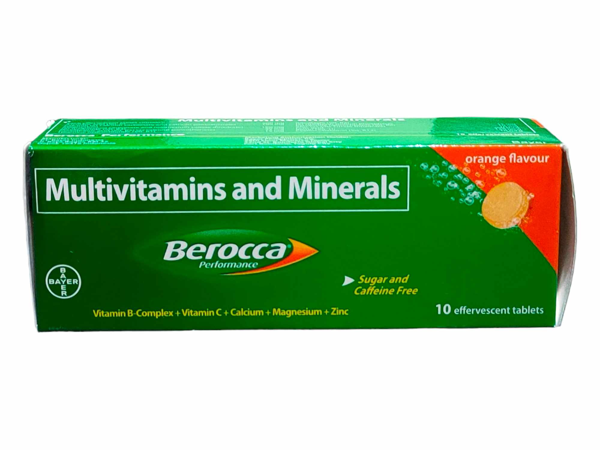 Berocca Multivitamins And Minerals Orange Flavor Effervescent