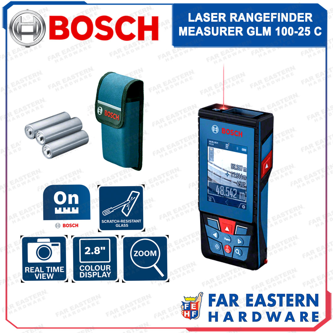 Bosch Glm C Laser Rangefinder Measurer Rbmt Lazada Ph