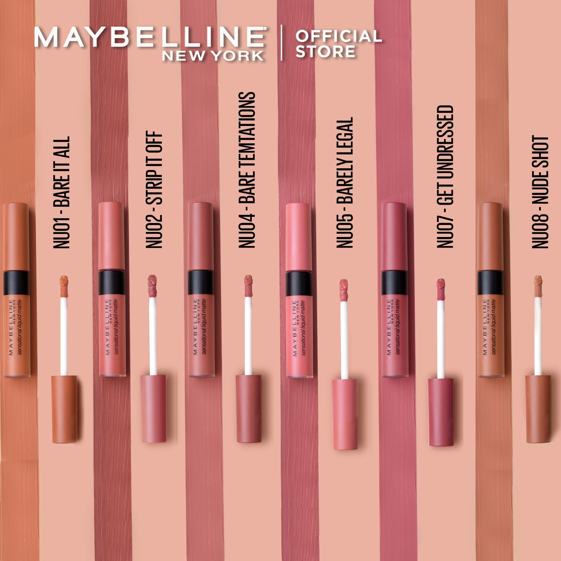 Mall Maybelline Sensational Liquid Matte Lip Tint The Nudes Collection My XXX Hot Girl