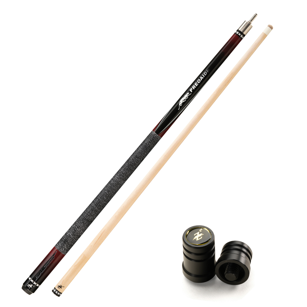 PREOAIDR 3142 WC Billiard Pool Cue 11 5mm 13mm Tip Uni Loc Maple Shaft