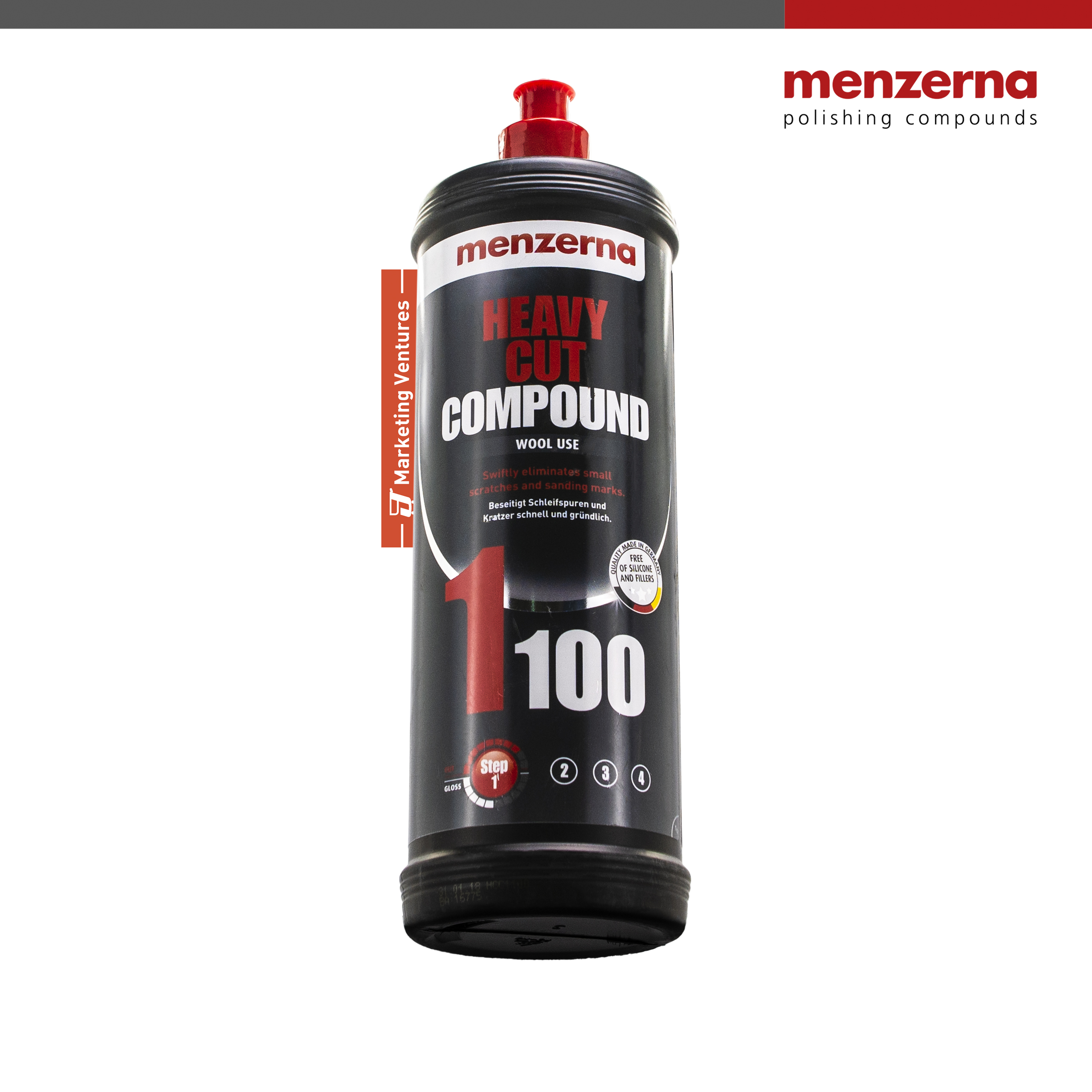 Menzerna Heavy Cut Compound 1100 1kg HCC1100 Rubbing Compound Lazada PH