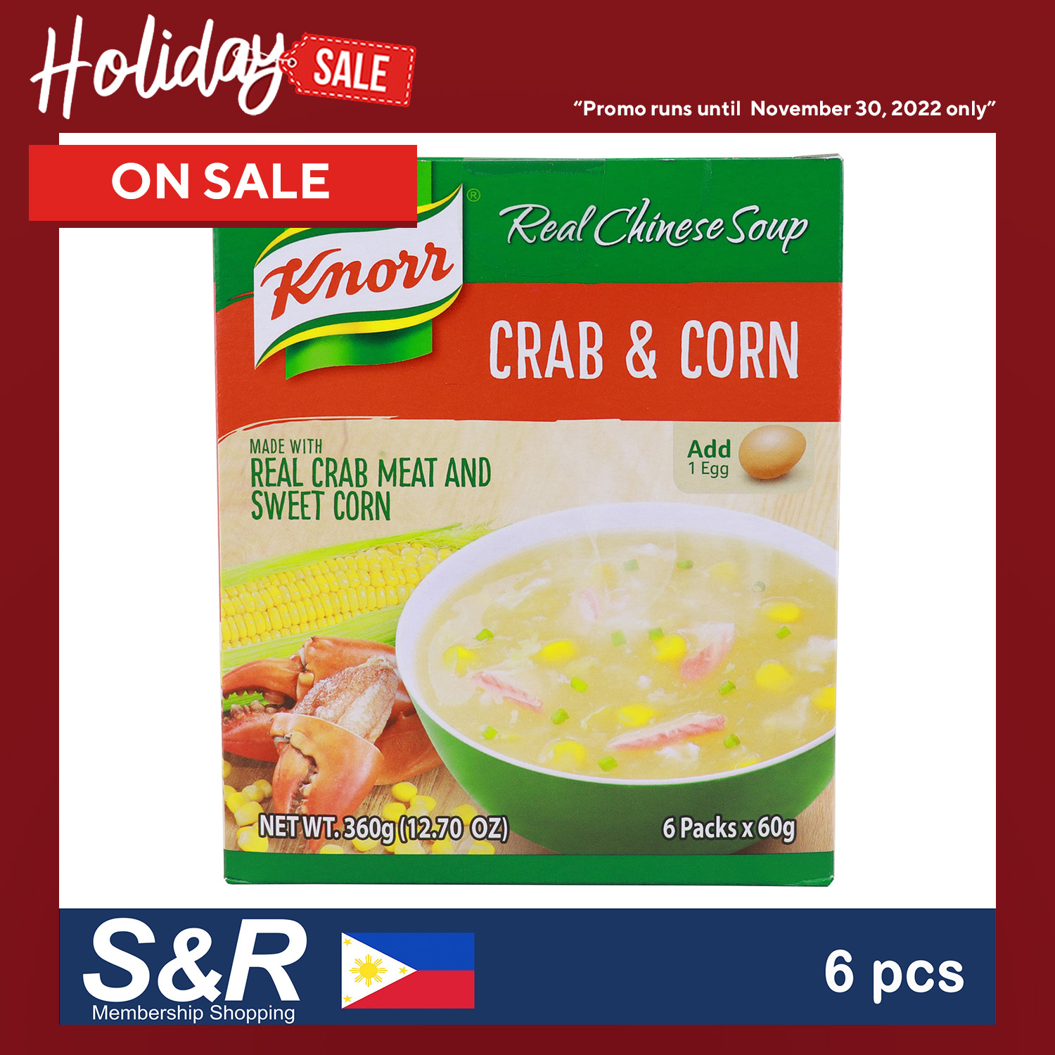 Knorr Real Chinese Soup Crab And Corn Pcs Lazada Ph