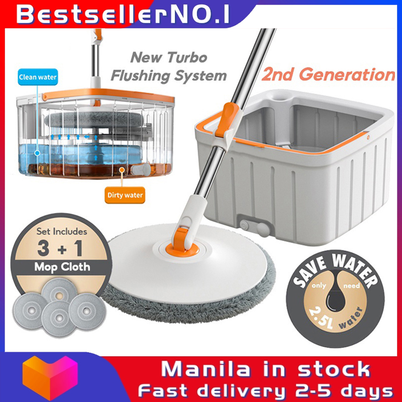 Bestseller Rotating Mop Cleaning Household Wet Floor Mop With Spinner