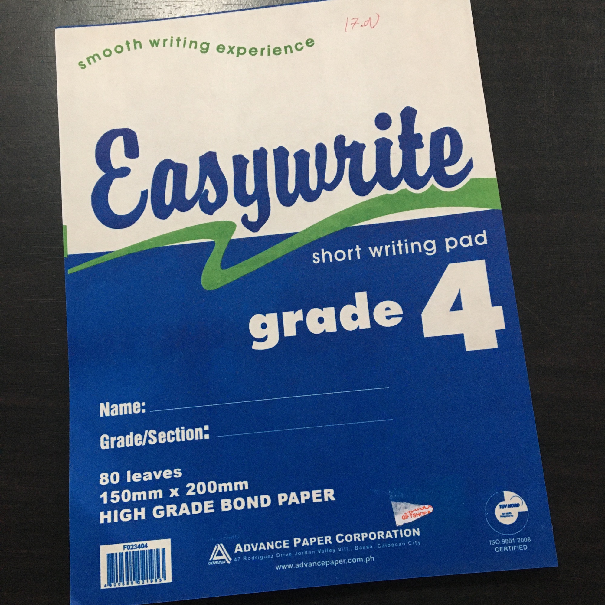 Easy Write Grade 4 Writing Pad Lazada PH