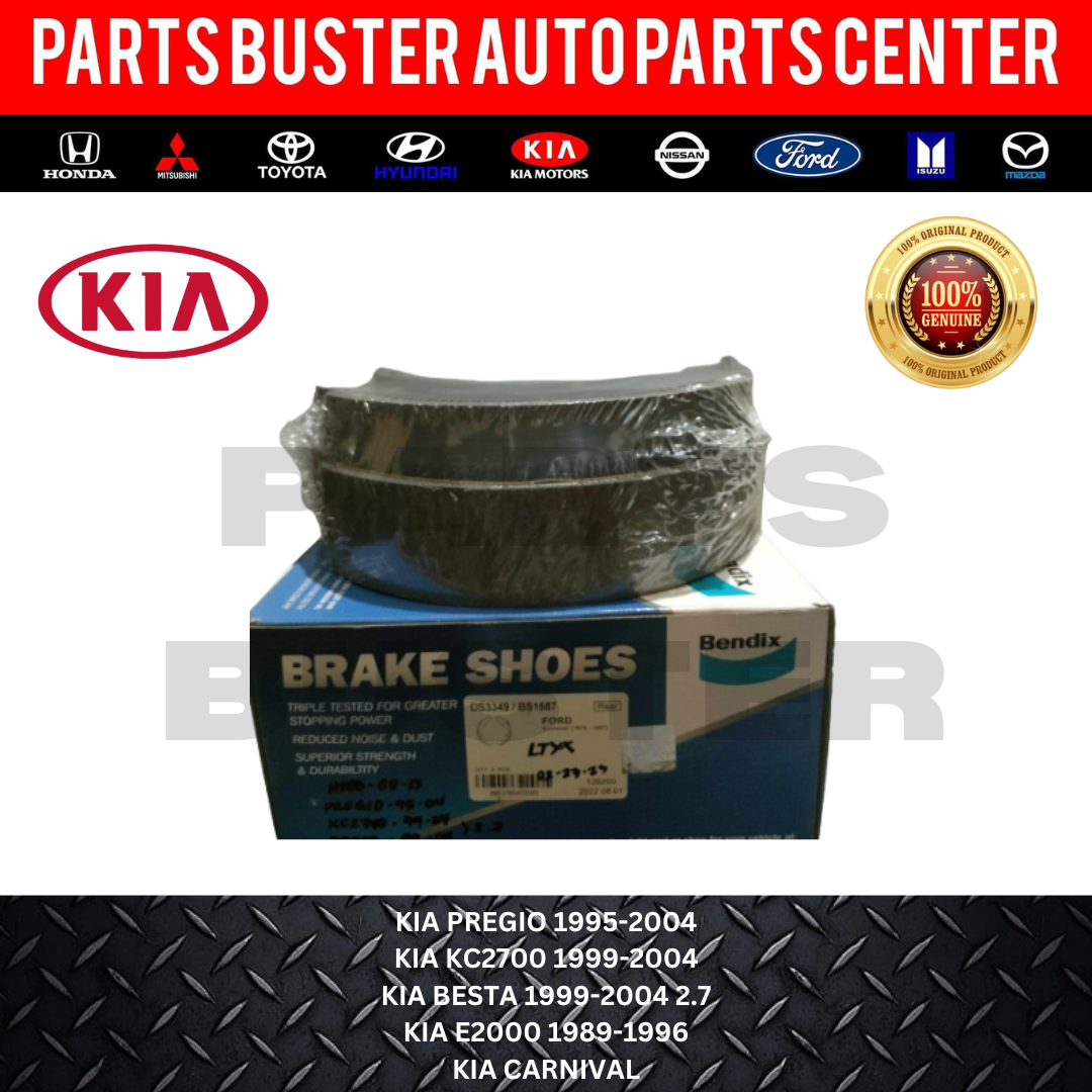 Gennuine Bendix BRAKE SHOE For KIA PREGIO 1995 2004 KC2700 1999 2004