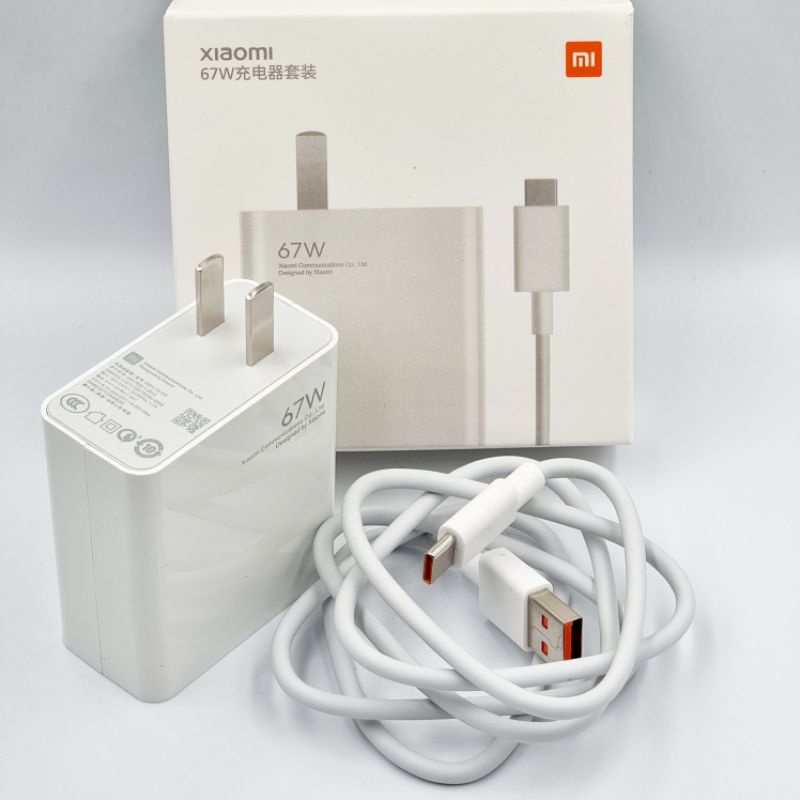 Original Xiaomi Watts Fast Charger And A Usb Type C Charging Cable