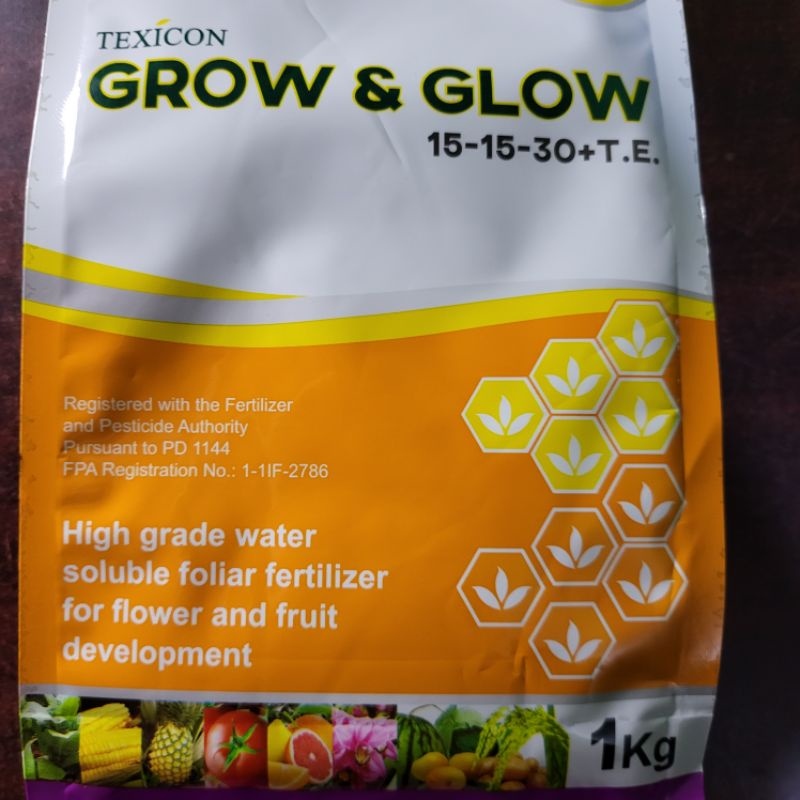 Grow And Glow Foliar Fertilizer Kilo Texicon Agriventures