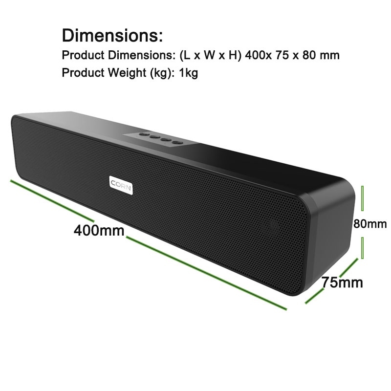 Aaudio Corn Tv Speaker Soundbar Bluetooth Version Wireless