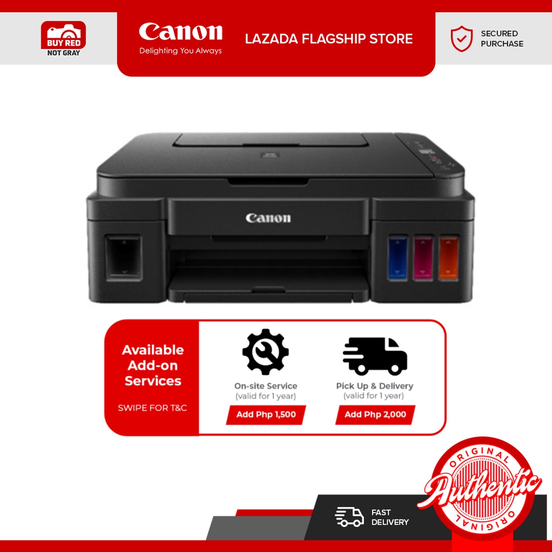 Canon Pixma G Refillable Ink Tank System Print Scan Copy Mac