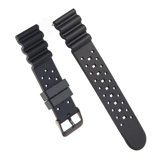 Soft Rubber Nd Limits Divers Watch Strap Band Mm For Citizen