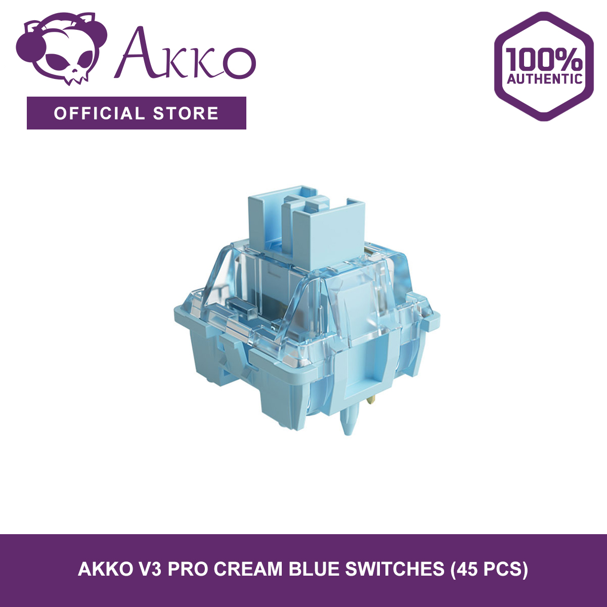 Akko V Pro Cream Blue Switches Pcs Lazada Ph