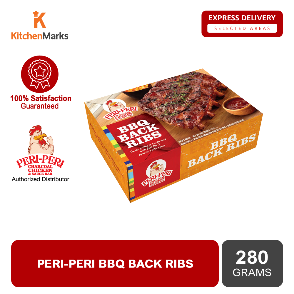 Peri Peri BBQ Back Ribs 280g Express Delivery Lazada PH