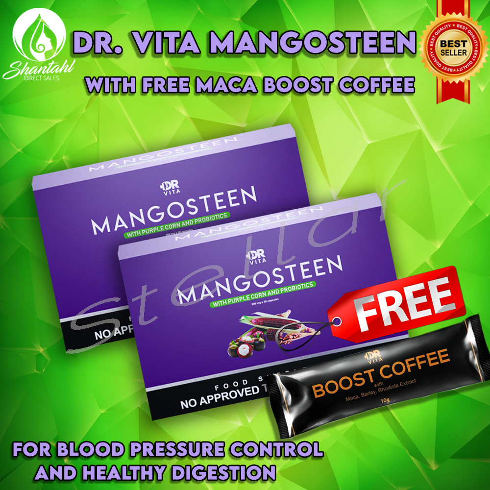 FREE SACHET OF COFFEE Dr Vita Mangosteen With Purple Corn And