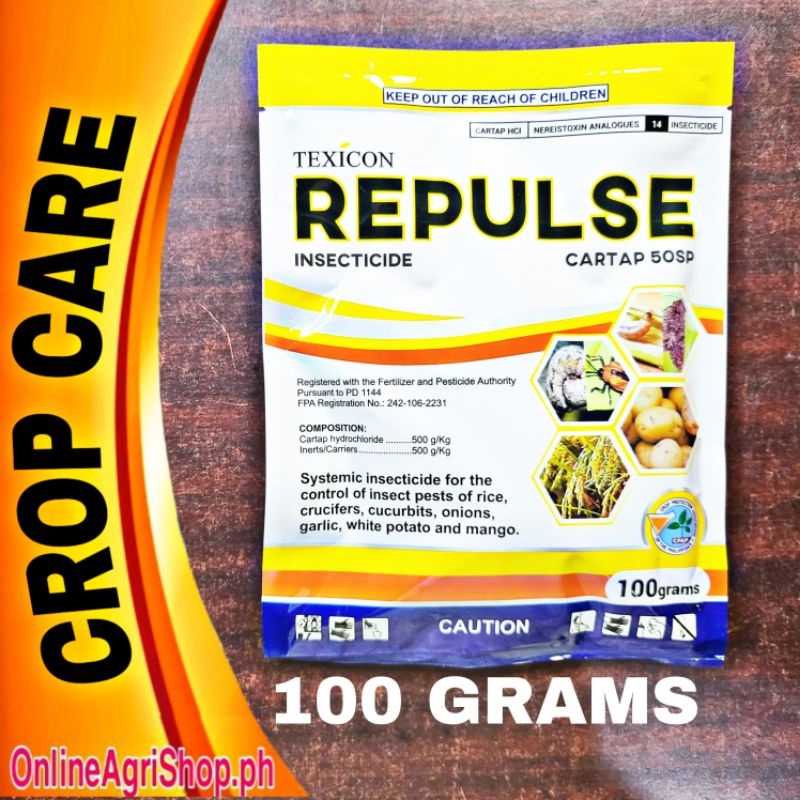 REPULSE CARTAP 50SP SYSTEMIC INSECTICIDE LIKE PADAN LIKE RAMPAGE