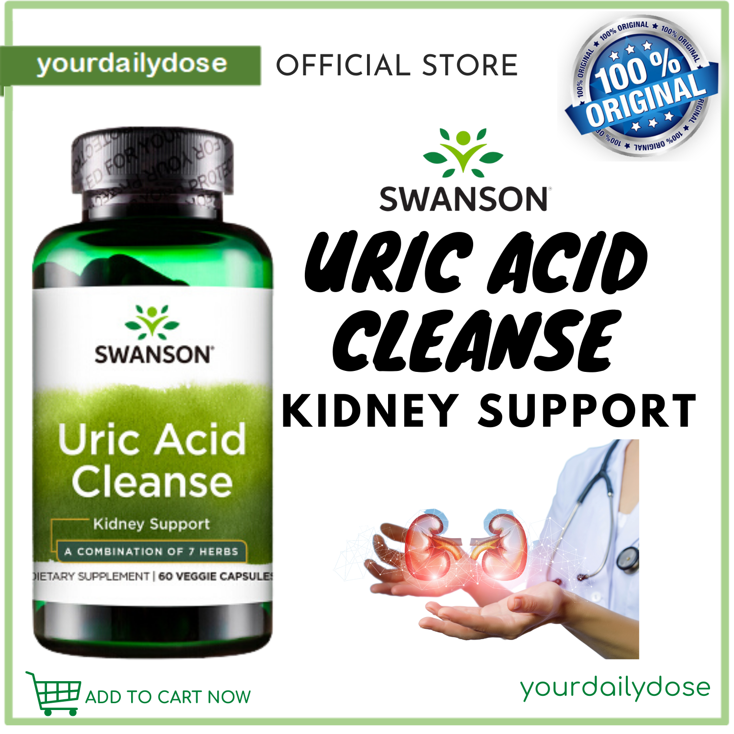 Swanson Uric Acid Cleanse 60 Veggie Caps Lazada PH