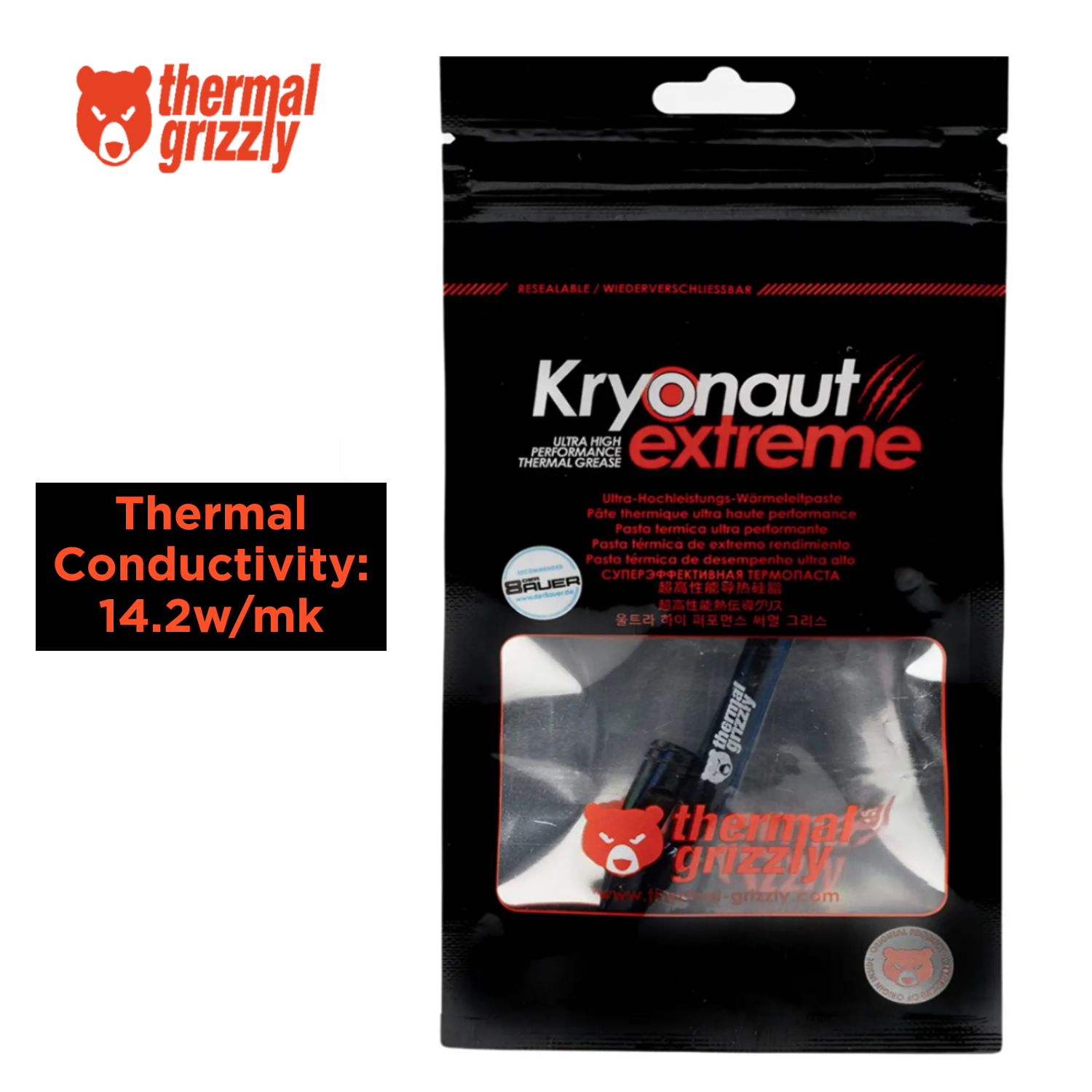 Thermal Grizzly Kryonaut Extreme The High Performance Thermal Paste For