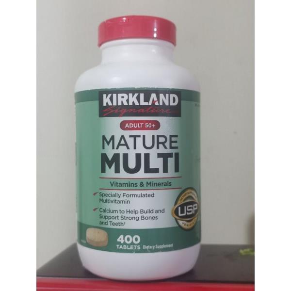 Kirkland Mature Multi Adult Multivitamin Supplement Age 50 Like Centrum