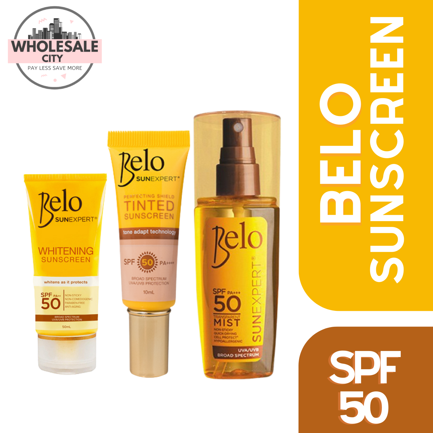 Belo Sun Expert Mist Whitening Sunscreen Tinted Sunscreen Spf