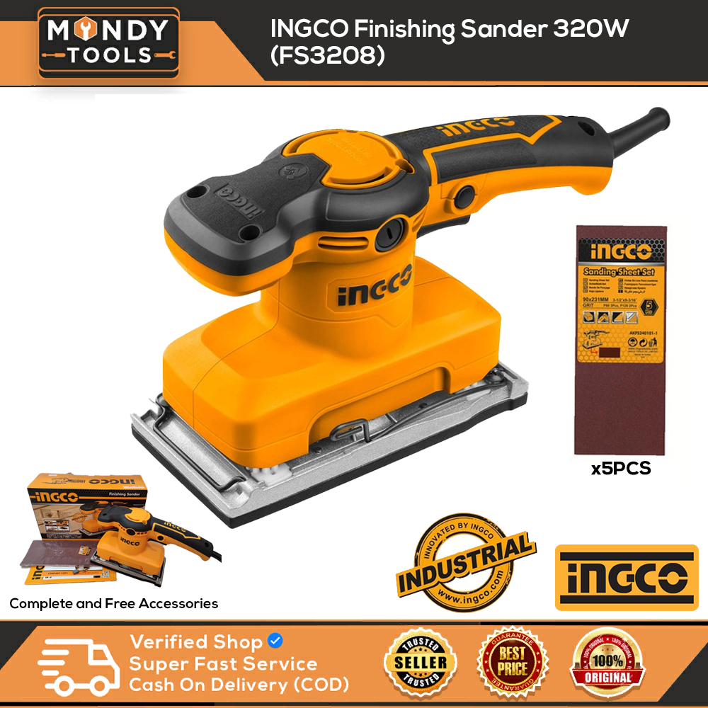 Ingco Finishing Sander W Fs Lazada Ph