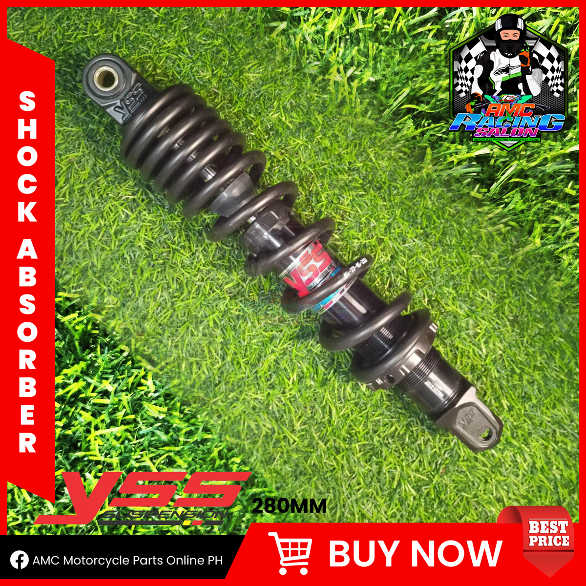 YSS Shock Absorber DTG Plus 280mm Black Black Mio Lazada PH