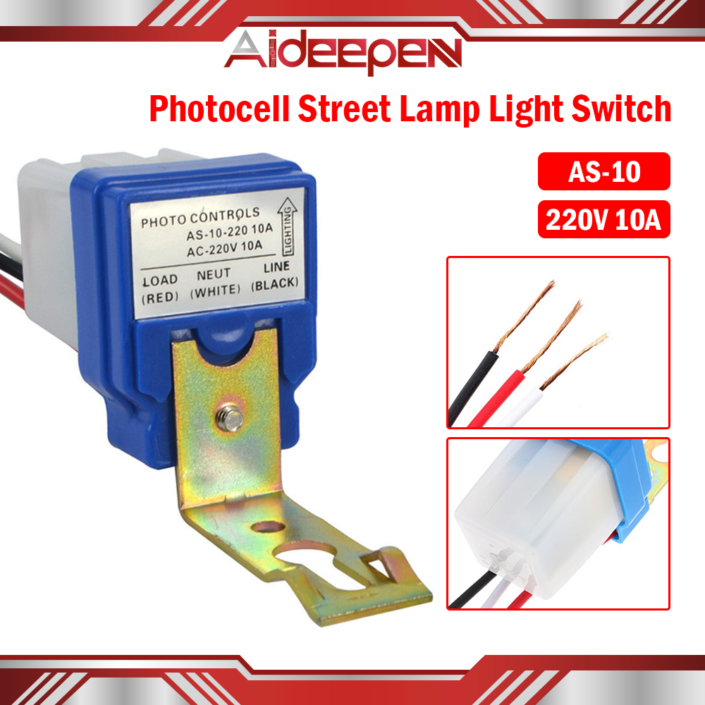 Original Aideepen Automatic On Off Photocell Street Lamp Light Switch