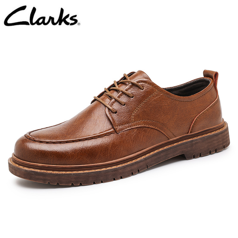 Clarks Casual Men Gorwin Moc Brown Nubuck Lazada Ph