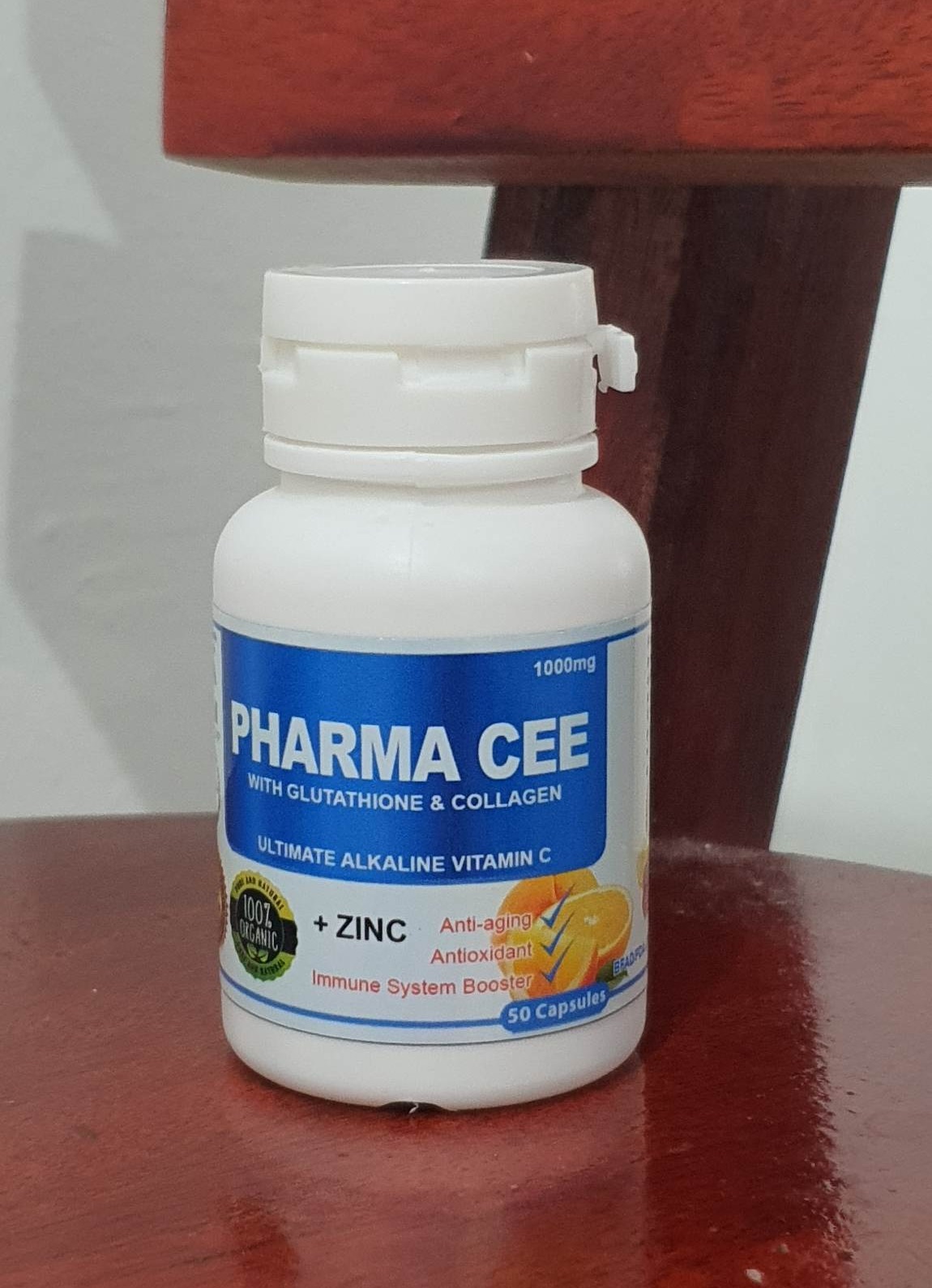 Pharma Cee With Glutathione And Collagen With Ultimate Alkaline Vitamin