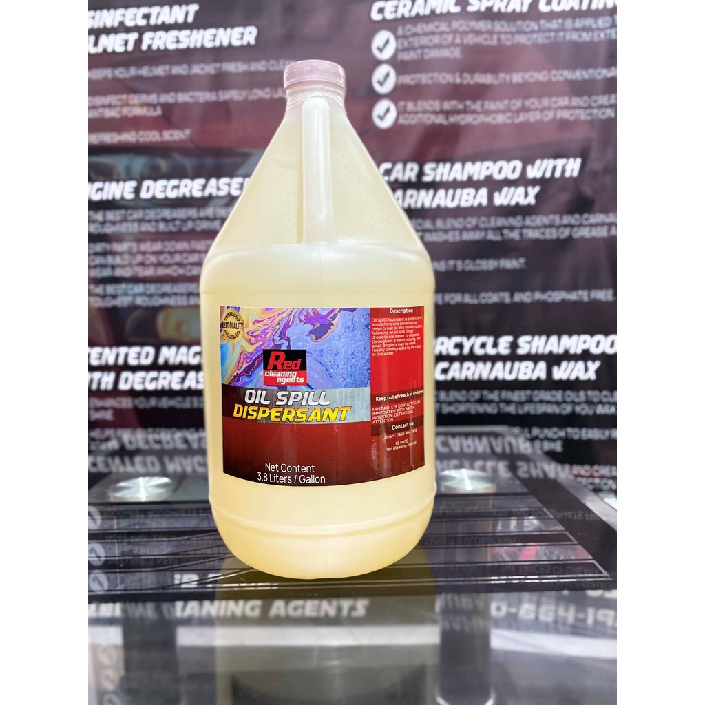 OIL SPILL DISPERSANT 3 8Liters Gallon Red Cleaning Agents 5Sr Lazada PH