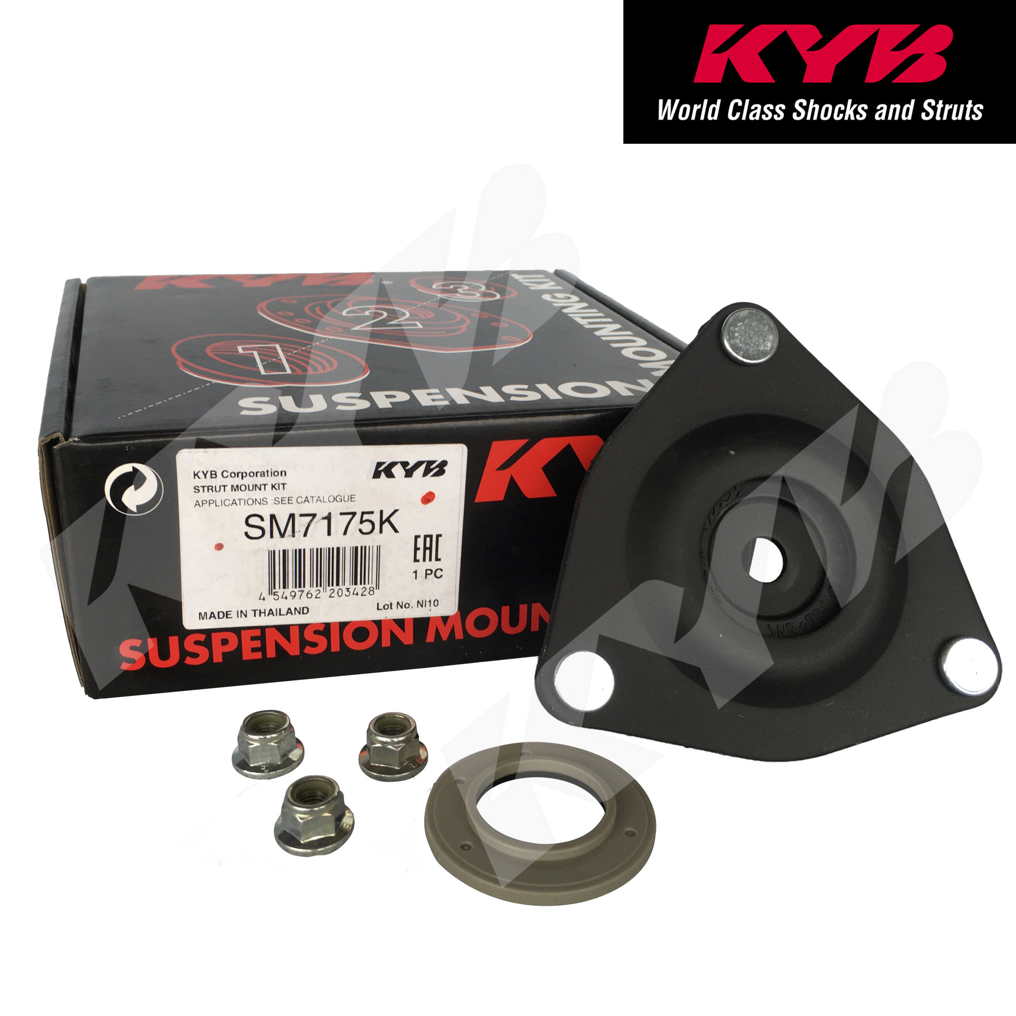 Kyb Kayaba Strut Shock Mounting Front For Mitsubishi Lancer Ex Gls