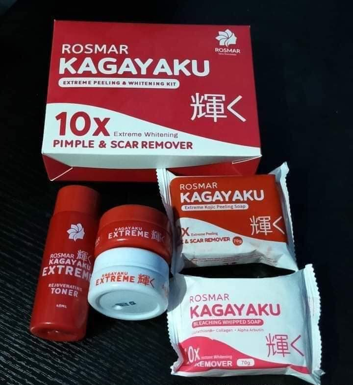 Kagayaku Extreme Peeling Whitening Kit By Rosmar Extreme