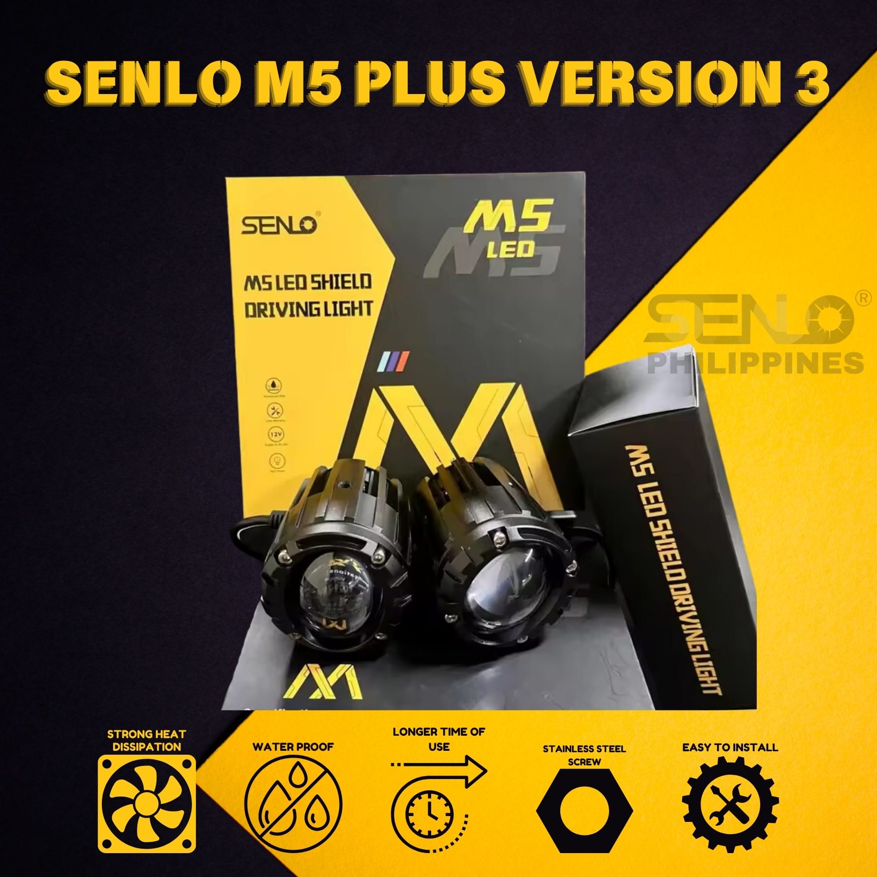 Senlo Ph Premium M Plus Original Mini Driving Light V Watts