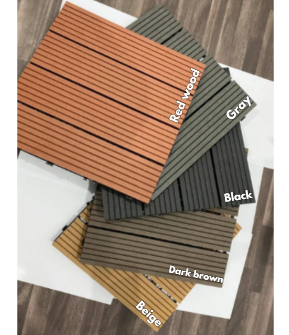 Keep Working Wood Decking Tiles Splicing Deco For Balcony Pc Floor